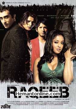 Raqeeb-2007 DVD Rahul Khanna, Tanushree Dutta, Jimmy Shergill, Sharman Joshi