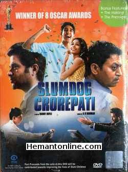 Slumdog Crorepati 2008 DVD: Hindi Anil Kapoor, Dev Patel, Freida Pinto, Irfan Khan, Madhur Mittal, Saurabh Shukla, Mahesh Manjrekar, Shruti Seth