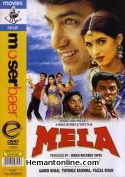 Mela-2000 DVD Aamir Khan, Faizal Khan, Twinkle Khanna, Johny Lever