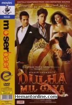 Dulha Mil Gaya-2010 DVD Fardeen Khan, Sushmita Sen, Introducing Ishitta Sharma, Shahrukh Khan (Special Appearance)