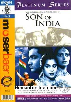 Son of India DVD-1962  Sajid, Kum Kum, Jaywant, Kanhaiyalal, Simi