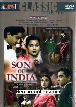 Son of India DVD-1962  Sajid, Kum Kum, Jaywant, Kanhaiyalal, Simi, Bakhtawar