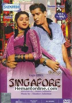 Singapore DVD-1960  Shammi Kapoor, Padmini, Maria Menado, Agha