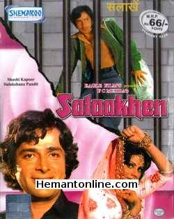 Salaakhen 1976 VCD Shashi Kapoor, Sulakshana Pandit, Ramesh Deo, Sudhir, Amrish Puri, Tarun Ghosh