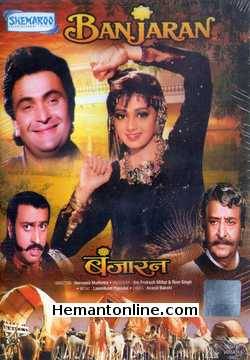 Banjaran 1991 DVD Rishi Kapoor, Sridevi, Gulshan Grover, Pran, Raza Murad, Kulbhushan Kharbanda