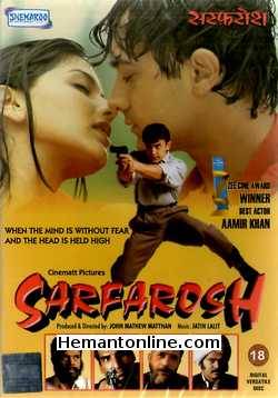 Sarfarosh DVD-1999  Aamir Khan, Naseeruddin Shah, Sonali Bendre, Mukesh Rishi