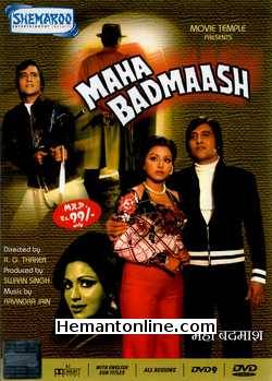 Maha Badmaash DVD-1977  Vinod Khanna, Neetu Singh, Bindu, Imtiaz, Pinchoo Kapoor, Shetty, Om Shivpuri