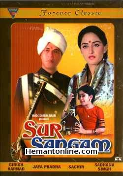 Sur Sangam DVD-1985 Girish Karnad, Jaya Prada, Sachin Pilgaonkar, Paintal, Sadhna Singh, Deven Verma, Tabassum, Asrani, Bharti Achrekar, Mohan Choti, Sulbha Deshpande