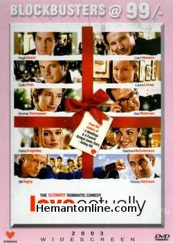 Love Actually DVD-2003  Alan Rickman, Hugh Grant, Liam Neeson, Colin Firth, Laura Linney, Emma Thompson, Keira Knightley, Martine McCutcheon, Bill Nighy, Rowan Atkinson