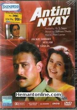 Antim Nyay DVD-1993  Jackie Shroff, Neelam, Tanuja, Kulbhushan Kharbanda, Alok Nath