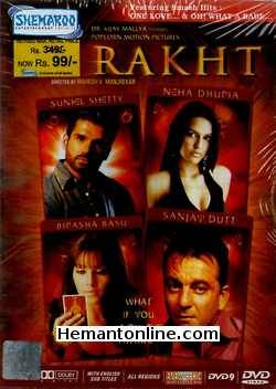 Rakht 2004 DVD Sanjay Dutt, Sunil Shetty, Bipasha Basu, Dino Morea, Amrita Arora, Neha Dhupia, Himanshu Malik, Yana Gupta, Payal Rohatgi