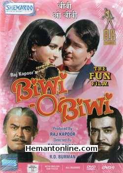 Biwi O Biwi-The Fun Film DVD-1981  Sanjeev Kumar, Randhir Kapoor, Poonam Dhillon, Yogita Bali, Simi Grewal, Deven Verma, Narendra Nath, Shashikala