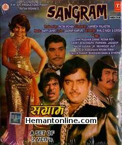 Sangram VCD-1976  Shatrughan Sinha, Reena Roy, Danny Denzongpa, Purnima, Jagdeep, Nazir Hussain, Junior Mehmood, Ajit, Aruna Irani (Special Appearance), Lalita Pawar, Bhagwan Dada