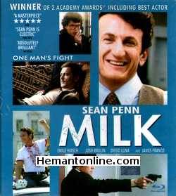 Milk Blu Ray-2008  Sean Penn, Emile Hirsch, Josh Brolin, Diego Luna, James Franco, Alison Pill, Victor Garber