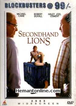 Secondhand Lions DVD-2003  Michael Caine, Robert Duvall, Haley Joel Osment, Kyra Sedgwick, Nicky Katt, Josh Lucas, Michael O Neill, Deirdre O Connell