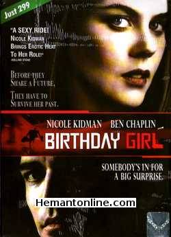 Birthday Girl DVD-2001  Nicole Kidman, Vincent Cassel, Ben Chaplin, Methieu Kassovitz, Kate Lynn Evans
