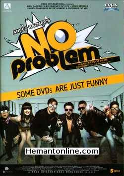 No Problem DVD-2010  Anil Kapoor, Sanjay Dutt, Akshaye Khanna, Sushmita Sen, Kangana Ranaut, Sunil Shetty, Neetu Chandra, Paresh Rawal, Saloni Daini, Shakti Kapoor, Mukesh Tiwari,