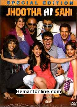 Jhootha Hi Sahi DVD-2010  John Abraham, Alishka Varde, Prahsant Chawla, Pakhi, Raghu Ram, Manasi Scott, Anaitha Nair, Omar Khan, George Young, R. Madhavan, Nandana Sen