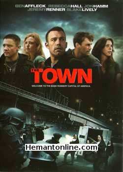 The Town DVD-2010  Ben Affleck, Rebecca Hall, Jon Hamm, Jeremy Renner, Blake Lively, Slaine, Owen Burke, Titus Welliver, Pete Postlethwaite, Chris Cooper, Dennis McLaughlin, Corena