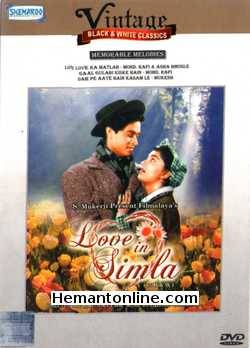 Love In Simla DVD-1960  Joy Mukerji, Sadhana, Kishore Sahu, Durga Khote, Azra, Shobhana Samarth, Hari Shivdasani, Vijaylaxmi