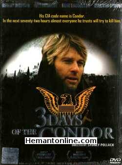 3 Days Of The Condor DVD-1975  Robert Redford, Cliff Robertson, Faye Dunaway, Max Von Sydow, John Houseman