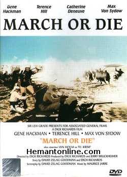 March Or Die DVD-1977  Gene Hackman, Terence Hill, Max Von Sydow, Ian Holm,Catherine Deneuve