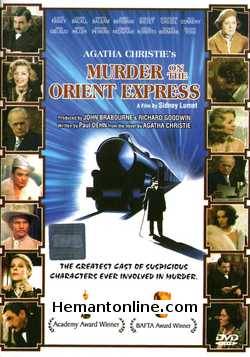 Murder On The Orient Express DVD-1974  Albert Finney, Lauren Bacall, Martin Balsam, Ingrid Bergman, Jacqueline Bisset, Jean Pierre Cassel