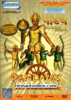 Pandavas The Five Warriors DVD-Animated-2000  