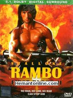 Rambo-First Blood 2 DVD-1985  Sylvester Stallone, Richard Crenna, Charles Napier, Steven Berkoff