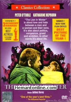 The Lion In Winter DVD-1968  Peter O' Toole, Katherine Hepburn, Jane Merrow, John Castle, Timothy Dalton, Anthony Hopkins, Nigel Stock, Nigel Terry 
