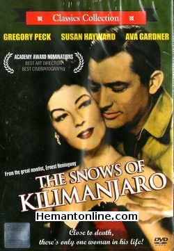 The Snows Of Kilimanjaro DVD-1952  Gregory Peck, Susan Hayward, Ava Gardner
