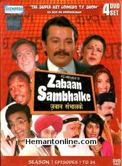 Zabaan Sambhal Ke Season 1-4-DVD-Set-1993  Pankaj Kapur, Shubha Khote, Bhavna Balsavar, Tanaaz Currim, Hosi Vasunia, Rajender Mehra, Tom Alter, Vivek Vaswani, Keith Stevenson, Viju Khote, Dinyaar Tinrandaz