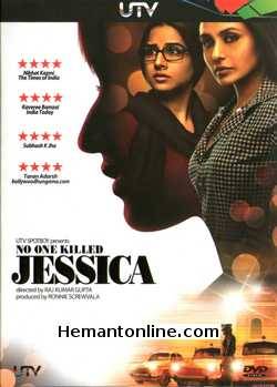 No One Killed Jessica DVD-2011  Rani Mukherjee, Vidya Balan, Myra Karn, Neil Bhoopalam, Shireesh Sharma, Mohammed Zeeshan Ayyub, Bubbles Sabharwal, Yogendra Tikku, Geeta Sudan, Samara Chopra, Satyadeep
