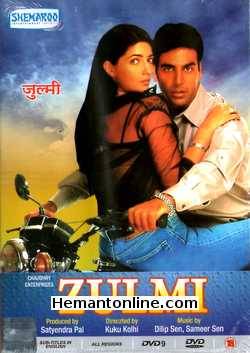 Zulmi DVD-1999  Akshay Kumar, Twinkle Khanna, Amrish Puri, Milind Gunaji, Aruna Irani, Dalip Tahil, Dara Singh