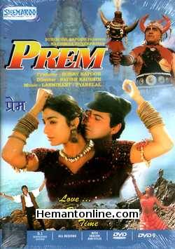 Prem 1995 DVD Sanjay Kapoor, Tabu, Deepak Tijori, Amrish Puri, Saeed Jaffrey, Aruna Irani, Beena