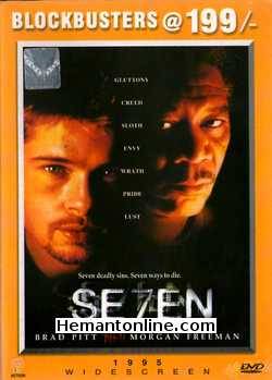 Seven DVD-1995  Brad Pitt, Morgan Freeman, Gwyenth Paltrow, R. Lee Ermey, Andrew Kevin Walker, Daniel Zacapa,John Cassini, Bob Mack, Peter Crombie, Reg E. Cathey
