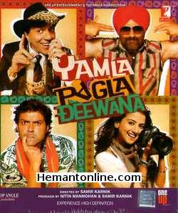Yamla Pagla Deewana Blu Ray-2011  Dharmendra, Sunny Deol, Bobby Deol, Kulraj Randhawa, Nafisa Ali, Anupam Kher, Johny Lever, Puneet Issar, Mukul Dev, Himanshu Malik, Sucheta Khanna, Emma