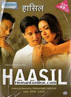 Haasil VCD-2003  Jimmy Shergill, Hrishitaa Bhatt, Irfan Khan, Ashutosh Rana, Tinnu Anand, Sudhir Pandey, Zutshi, Rajpal Yadav, Sharat Saxena