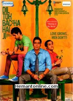 Dil Toh Baccha Hai Ji DVD-2011  Ajay Devgan, Emraan Hashmi, Omi Vaidya, Shazahn Padamsee, Shruti Haasan, Shraddha Das, Tisca Chopra, Aditya Raj Kapoor, Shveta Salve, Rituparna Sengupta, Howard