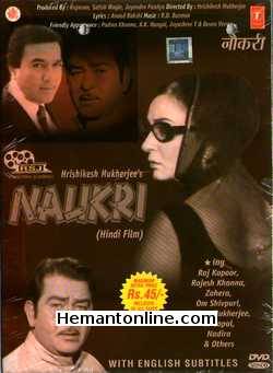 Naukri DVD-1978  Rajesh Khanna, Raj Kapoor, Zahera, Om Shivpuri, Keshto Mukherjee, V. Gopal, Nadira