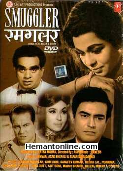 Smuggler DVD-1967  Sanjeev Kumar, Sheikh Mukhtar, Kum Kum, Helen, Heera Lal, Purnima, Shekhar Purohit, Uma Dutt, Ajit Soni, Master Shahid, Mukri
