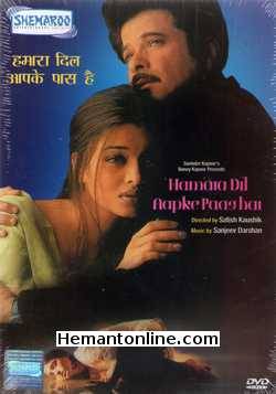 Hamara Dil Aapke Paas Hai DVD-2000  Anil Kapoor, Aishwarya Rai, Puru Rajkumar, Sonali Bendre, Anupam Kher, Johny Lever, Mukesh Rishi, Jaspal Bhatti, Himani Shivpuri, Tanaz Currim, Smita Jaykar