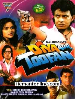Diya Aur Toofan 1995 VCD Mithun Chakraborty, Madhoo, Prem Chopra, Shakti Kapoor, Mohnish Behl, Asrani, Maya Alagh