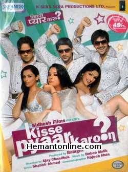Kisse Pyaar Karoon VCD-2009  Arshad Warsi, Ashish Chowdhry, Aarti Chhabria, Udita Goswami, Yash Tonk, Shweta Menon, Aashish Vidyarthi, Shakti Kapoor, Shashi Kiran, Vindu Dara Singh, Adi