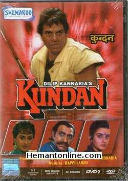 Kundan DVD-1993  Dharmendra, Jaya Prada, Farha, Parikshit Sahni, Raza Murad, Mukesh Khanna, Amrish Puri