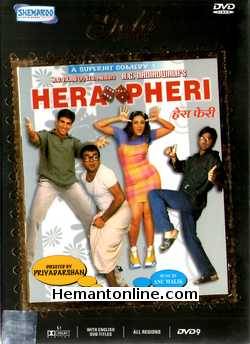 Hera Pheri DVD-2000  Akshay Kumar, Sunil Shetty, Paresh Rawal, Tabu, Om Puri, Gulshan Grover, Kulbhushan Kharbanda, Baby Annie, Kashmira Shah, Mukesh Khanna, Sulbha Arya, Namrata