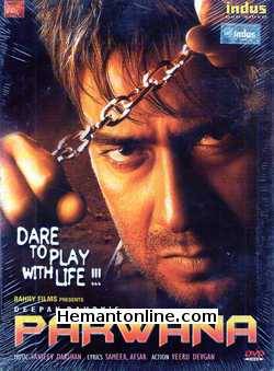 Parwana DVD-2003  Ajay Devgan, Amisha Patel, Pooja Batra, Ketki Dave, Pramod Moutho, Gulshan Grover, Jagdeep, Sadashiv Amrapurkar, Sayaji Shinde, Kader Khan, Sharat Saxena