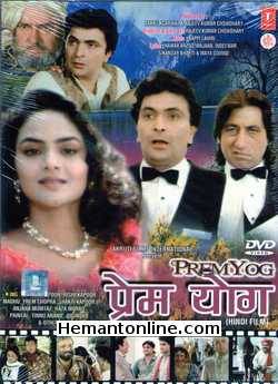 Prem Yog DVD-1994  Rishi Kapoor, Shammi Kapoor, Madhoo, Prem Chopra, Shakti Kapoor, Anjana Mumtaz, Raza Murad, Paintal, Tinu Anand, Joginder