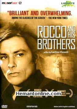 Rocco And His Brothers DVD-1960  Alain Delon, Renato Salvatori, Annie Girardot, Katina Paxinou, Alessandra Panaro, Spiros Focas, Max Cartier, Corrado Pani, Rocco Vidolazzi, Claudia Mori, Adriana Asti,