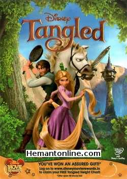 Tangled DVD-2010  Voices by Mandy Moore, Zachary Levi, Donna Murphy, Ron Perlman, M. C. Gainey, Jeffrey Tambor, Brad Garrett, Paul F. Tompkins, Richard Kiel,